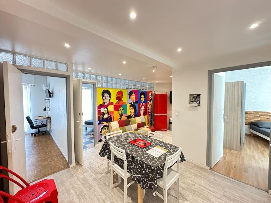 Appartement Avec 4 Chambres Doubles - Proche De La Mer, Des Transports Et De La Promenade Des Anglais Nizza Exterior foto