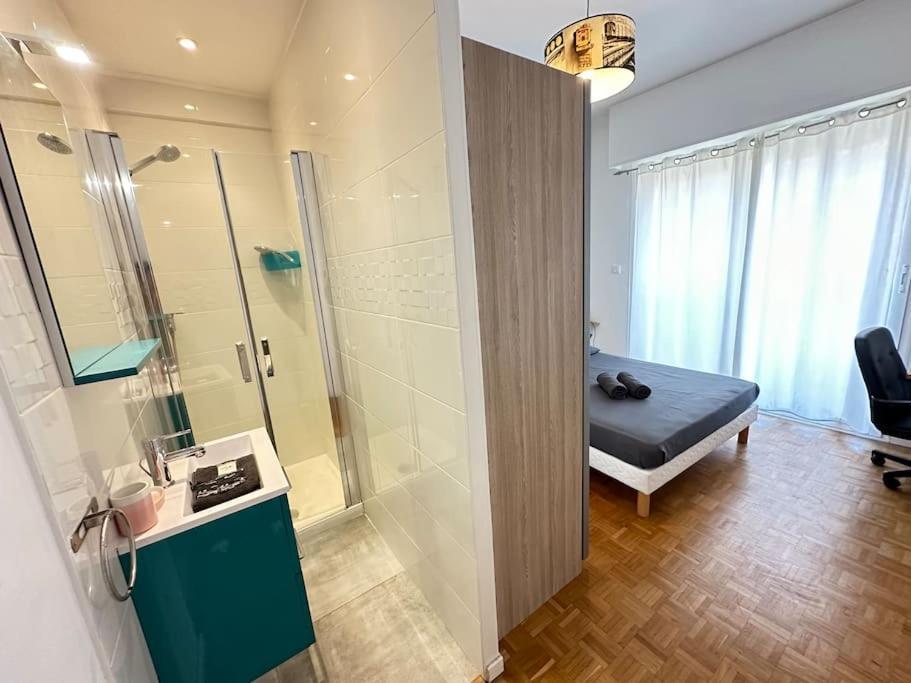 Appartement Avec 4 Chambres Doubles - Proche De La Mer, Des Transports Et De La Promenade Des Anglais Nizza Exterior foto