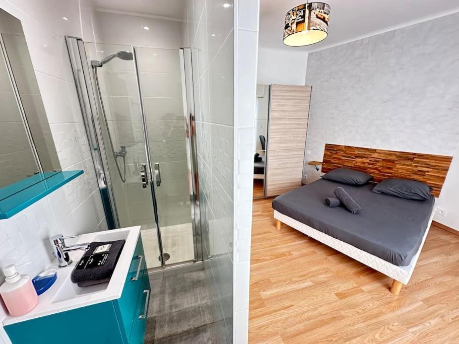 Appartement Avec 4 Chambres Doubles - Proche De La Mer, Des Transports Et De La Promenade Des Anglais Nizza Exterior foto