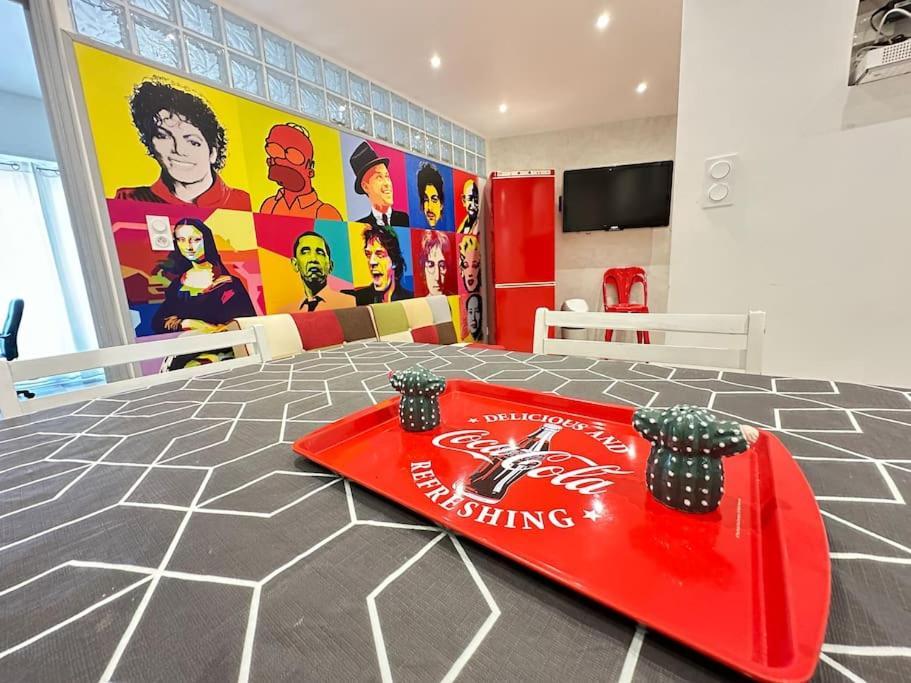 Appartement Avec 4 Chambres Doubles - Proche De La Mer, Des Transports Et De La Promenade Des Anglais Nizza Exterior foto